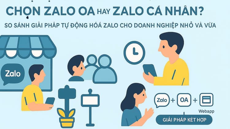Chọn Zalo Cá Nhân hay Zalo OA cho SMEs?