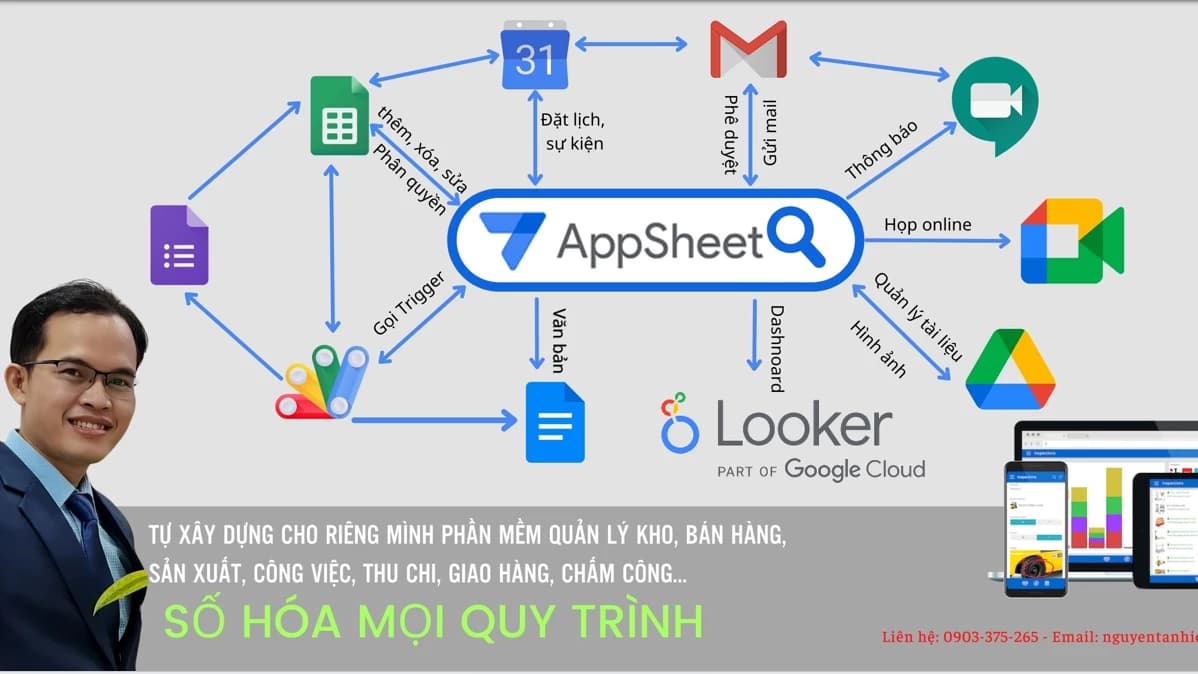 Ứng dụng AppSheet Nocode - Số hóa quy trình doanh nghiệp