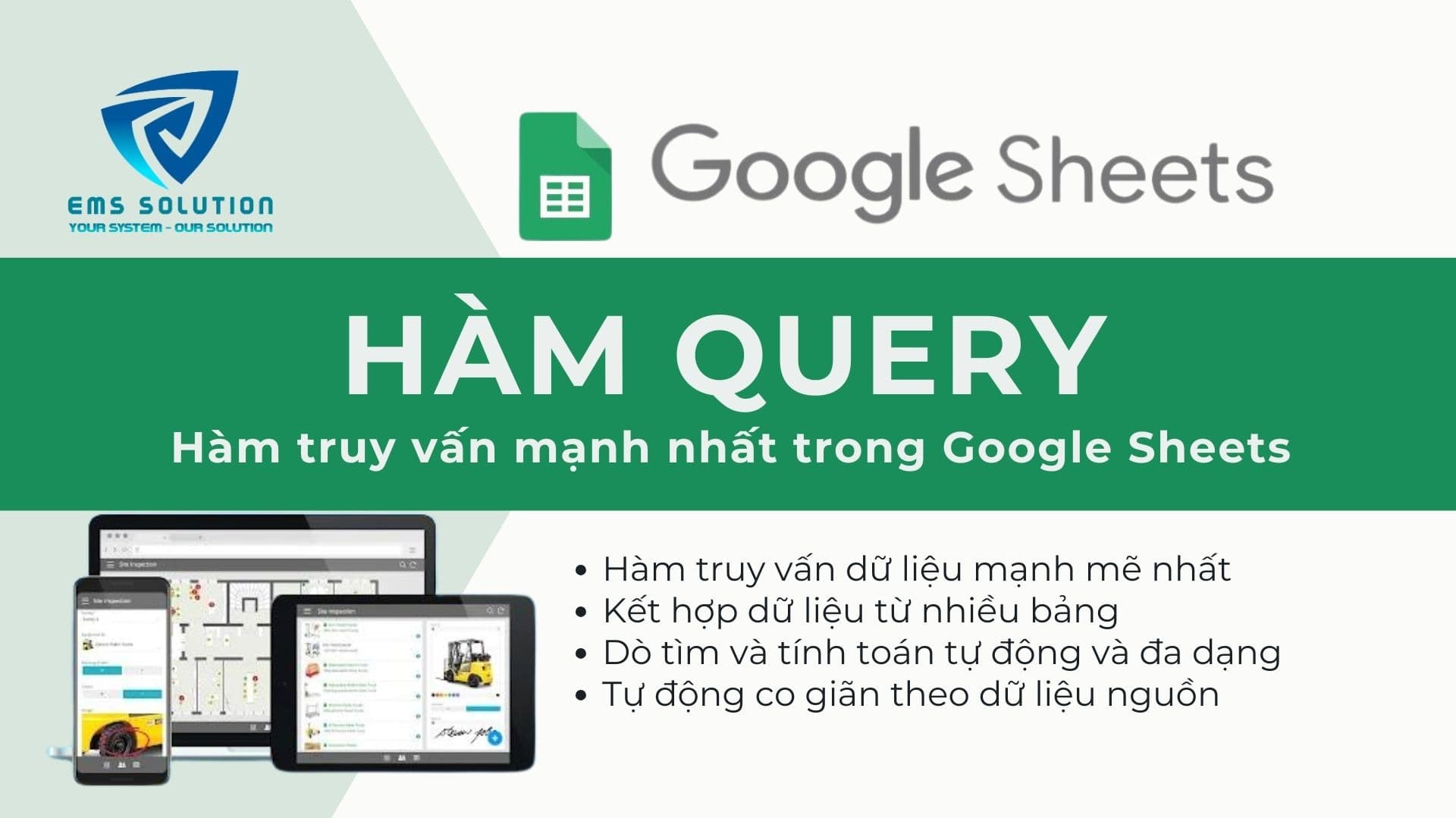 Hàm Query trong Google Sheets
